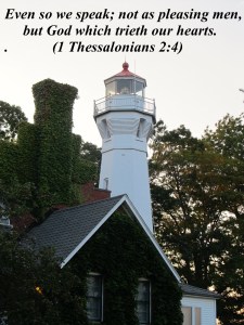 The Lighthouse at Port Sanilac, Michigan. Photo by Mark J. Booth