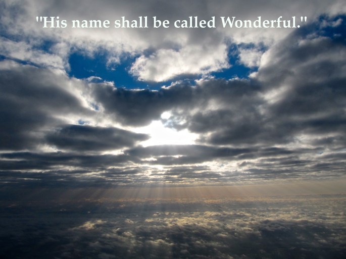 His Name is Wonderful